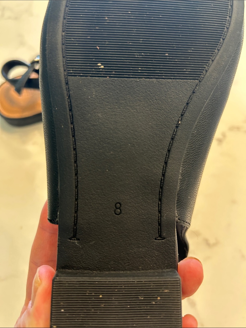 Old Navy Black Pointed Mary Jane Slingback Flats - Picture 4 of 4